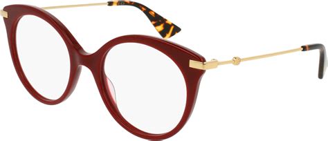 Gucci GG0109O 006 Eyeglasses in Burgundy 